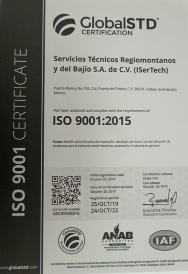 IserTech Certificado